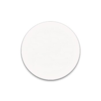 Blank white visitor badge